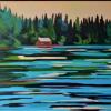 Cabin on the lake, 30 x 48 in.
$2400